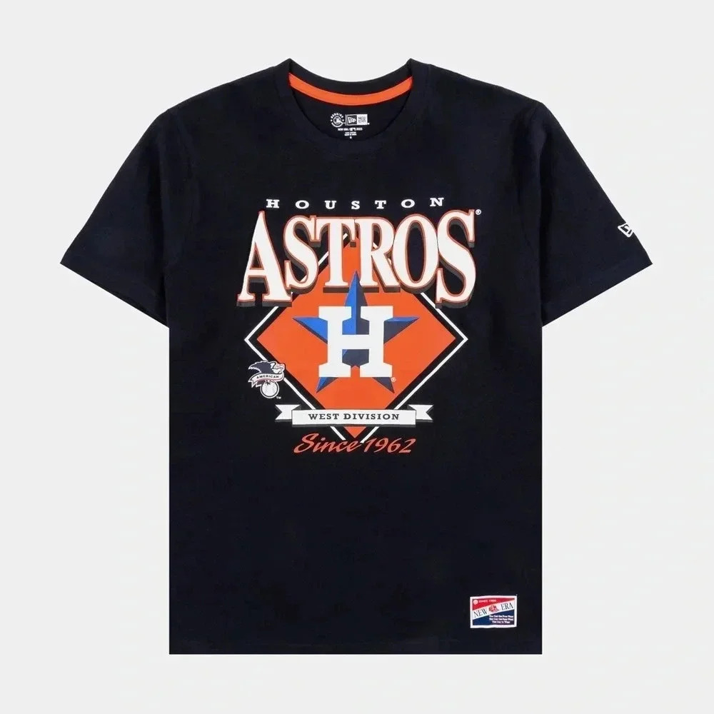 New Houston Astros New Era Short Sleeve Tee Size Medium